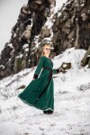 Viking dress "Freya" Green XXL