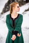Viking dress "Freya" Green XXL
