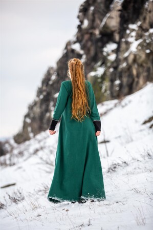 Wikingerkleid "Freya" Grün XXXL
