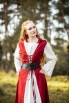Mittelalter Miedergürtel "Hedwig" Schwarz 90 cm