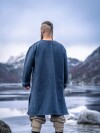 Tunique viking "Snorri" avec broderie manuelle style Urnes Gris-Bleu S