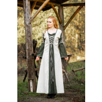Medieval dress Amalia Natural/Green