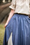 Mittelalter Rock "Elise" Blau/Natur S/M