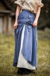 Mittelalter Rock "Elise" Blau/Natur S/M