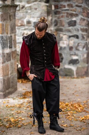 Kniebundhose "Vincent" Schwarz XXL