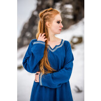 Vestido de vikingo "Brígida" Azul
