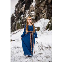 Robe viking "Brigida" Bleu