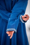 Viking dress "Brigida" Blue XXXL