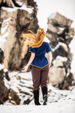 Wikinger Tunika Damen "Matilda" Blau S