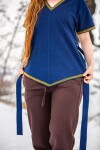 Wikinger Tunika Damen "Matilda" Blau S
