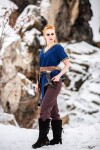 Wikinger Tunika Damen "Matilda" Blau S