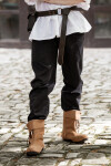 Mittelalter-Hose mit Gummizug "Veit" Schwarz S