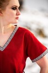 Tunique Viking Dames "Matilda" Rouge M
