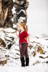 Tunique Viking Dames "Matilda" Rouge M
