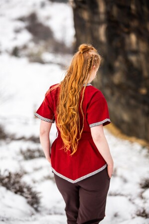 Wikinger Tunika Damen "Matilda" Rot S