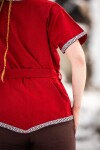 Wikinger Tunika Damen "Matilda" Rot S