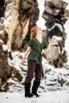 Wikinger Tunika Damen "Matilda" Grün S
