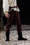 Pantaloni medievali con elastico "Veit" Marrone scuro XXXL