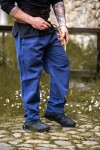 Pantaloni medievali con elastico "Veit" Blu S