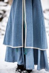 Viking Birka cappotto Skadi piccione blu L