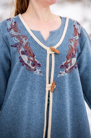 Abrigo Viking Birka Skadi azul paloma S