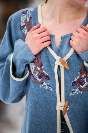 Viking Birka coat Skadi dove blue XXL
