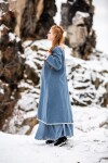 Wikinger Birka Mantel Skadi Taubenblau XS