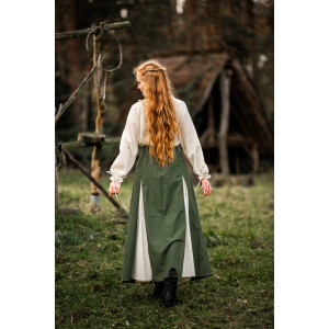 Medieval skirt "Isabella" Green/Natural