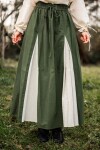 Mittelalter Rock "Isabella" Grün/Natur L/XL