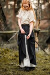 Mittelalter Rock "Elise" Schwarz/Natur S/M