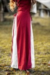 Mittelalter Kleid "Genefe" Rot/Natur S