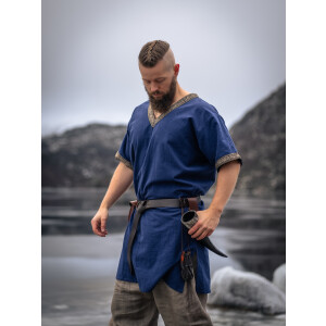 Viking short tunic "Loki" blue
