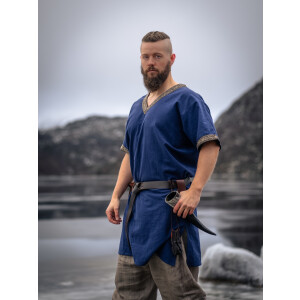 Viking short tunic "Loki" blue