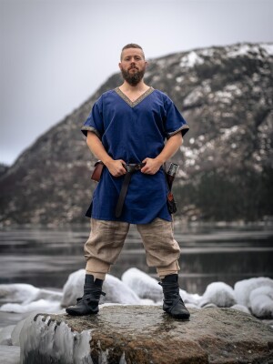 Tunique viking "Loki" bleu L