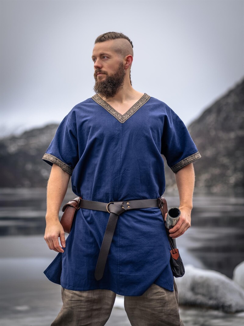 Tunique viking "Loki" bleu M