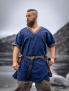 Wikinger Tunika kurzam "Loki" Blau S