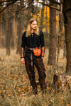 Mittelalter Leder Tasche "Tilo" Cognac