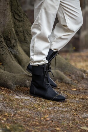 Pantaloni medievali con elastico "Veit" Naturale L