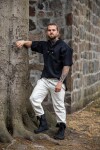 Mittelalter-Hose mit Gummizug "Veit" Natur XXL